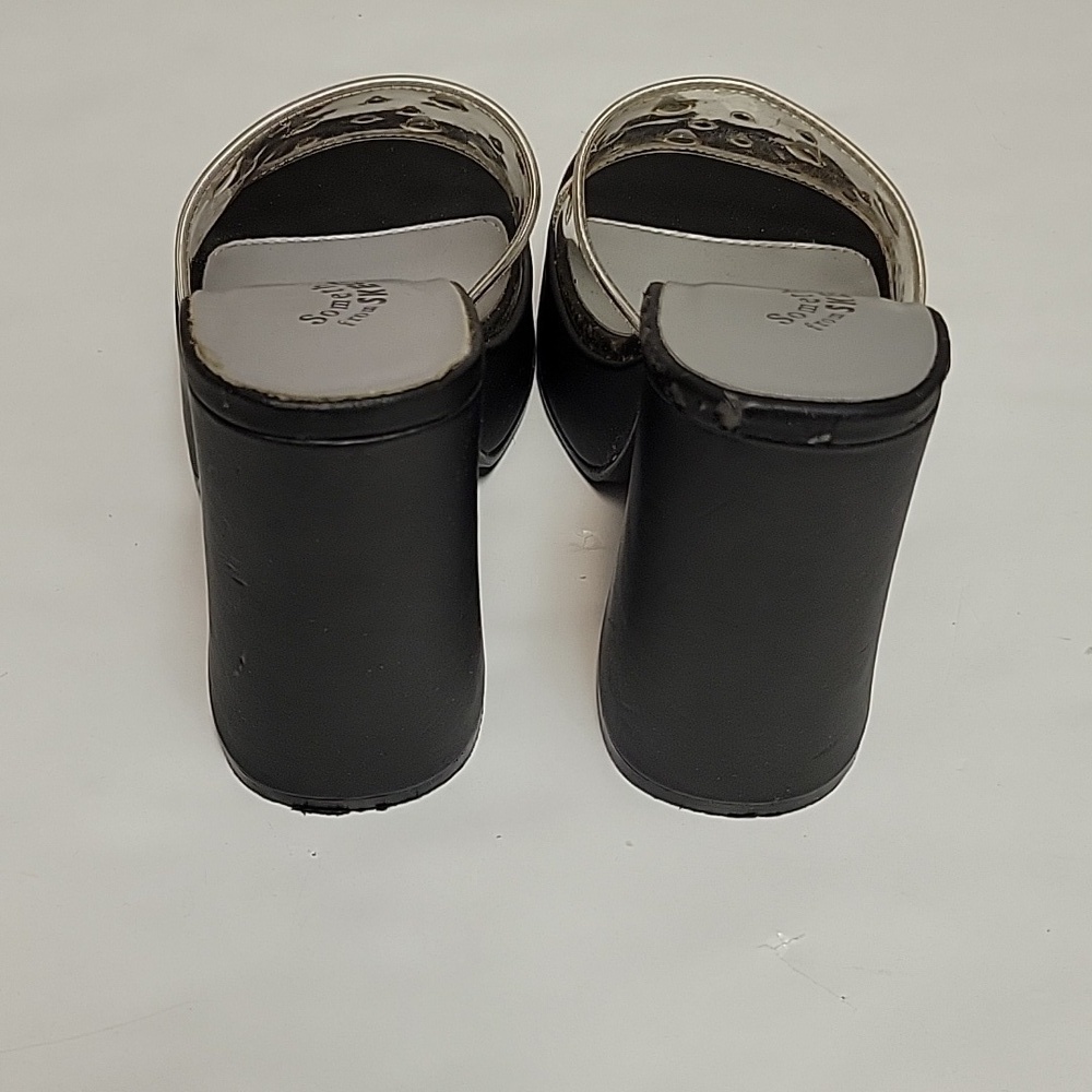 Y2K Sketchers something else clear plastic rhinestone studded platforms sz 7 - Picture 8 of 8